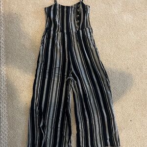 American Eagle striped wide leg jumpsuit. XS